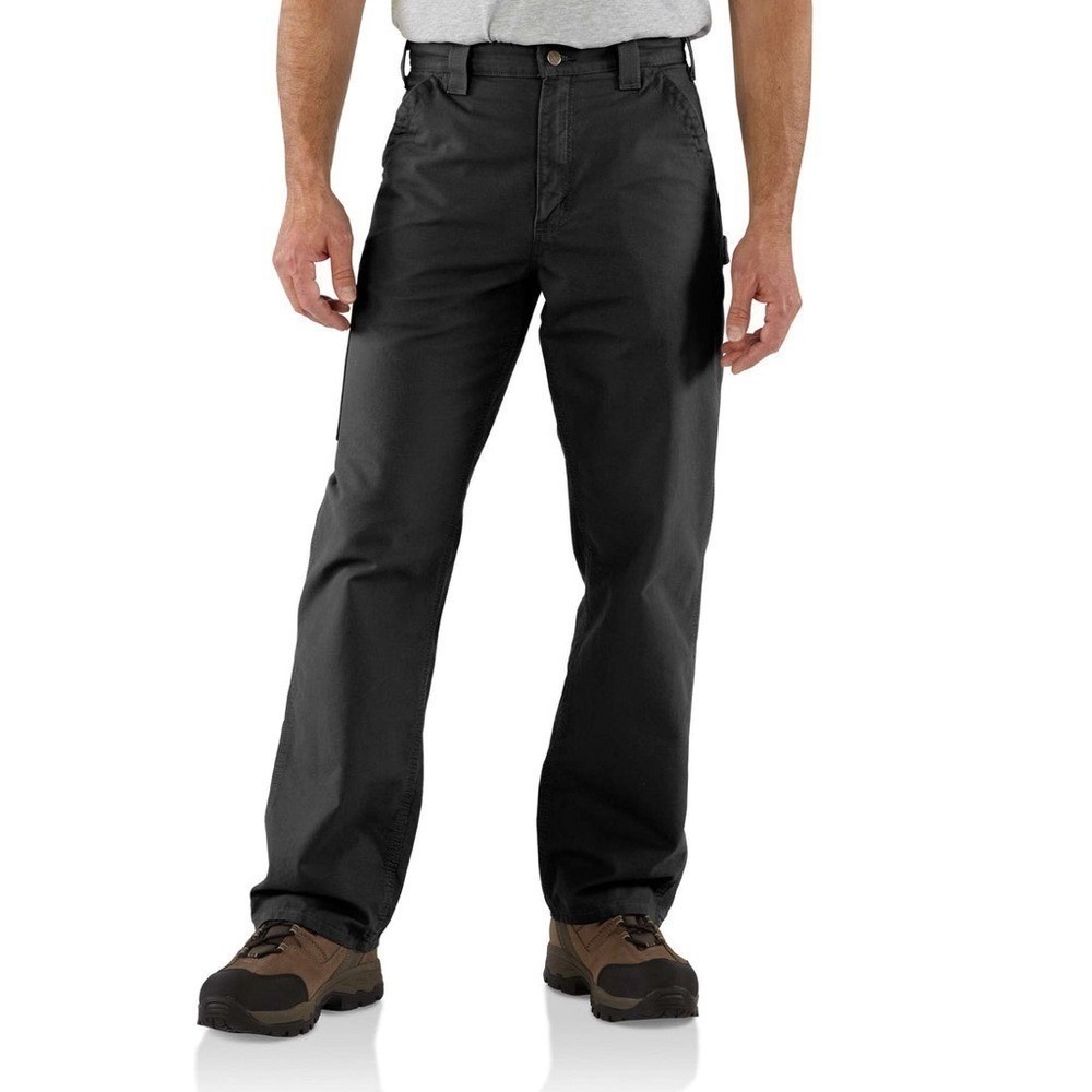 Carhartt Black Loose Original Fit Canvas Work Dungaree NWT